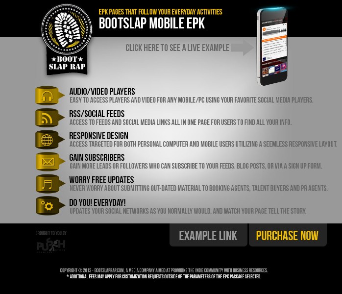 BootSlap Mobile EPK